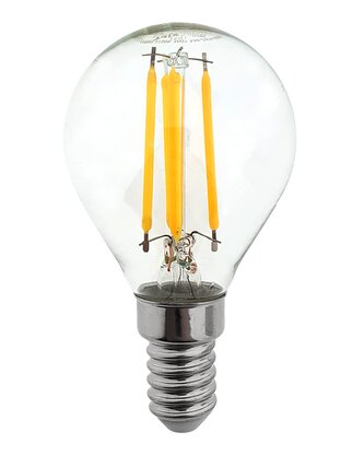 Dekorační LED žárovka FILAMENT Trixline 5W 600lm G45 E14 teplá bílá