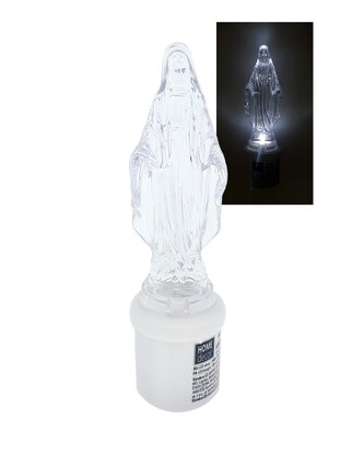 HD-135 LED svíce Panna Marie - bílý blikající plamen HOME DECOR