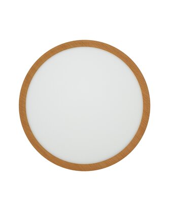 TR-52S  LED stropní svítidlo 18W 1850lm 4000K ø23cm/kruhové dekor dřevo Trixline