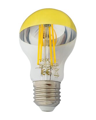 LED žárovka Trixline DECOR MIRROR A60, 8W GOLD