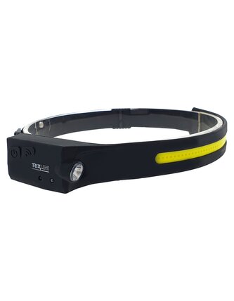 LED XPE+COB čelová nabíjecí svítilna TR-516R TRIXLINE