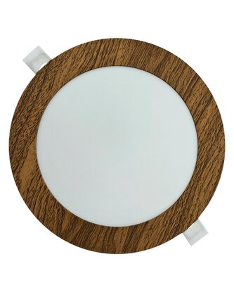 TR-146 LED panel 12W 1008lm 4200K dekor dřevo - kruhový vestavný Trixline