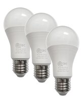 LED žárovky 12W/1104lm/A60/E27 neutrální bílá 3 PACK Qtec