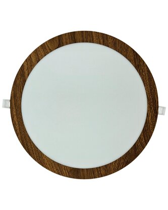 TR-148 LED panel 24W 2016lm 4200K dekor dřevo - kruhový vestavný Trixline