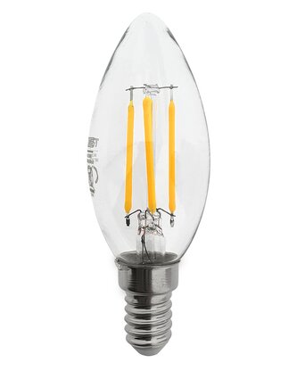 Dekorační LED žárovka FILAMENT Trixline 5W 600lm C35 E14 teplá bílá