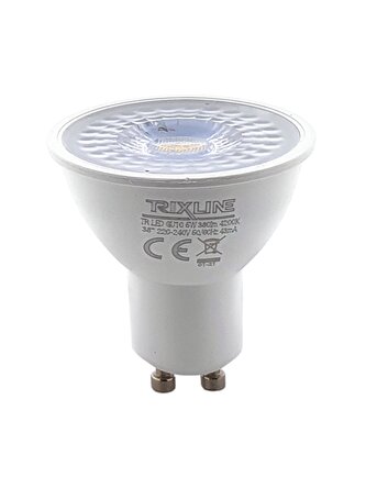 LED žárovka Trixline 5W GU10 380lm neutrální bílá ALU+PLAST