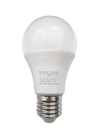 LED žárovka Trixline 10W 940lm E27 A60 studená bílá