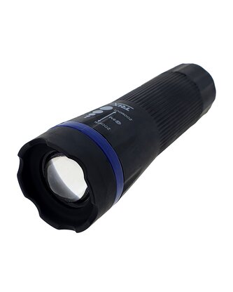 Ruční LED svítilna se zoomem TR 312R modrá, ABS/1W