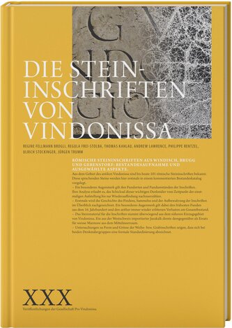 Die Steininschriften von Vindonissa