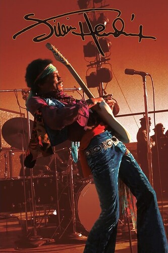 Plakát, Obraz - Jimi Hendrix - Live, 61 × 91.5 cm