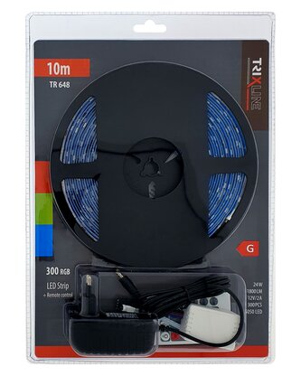 TR 648 Led pásek 24W RGB 10m s dálkovým ovladačem Trixline
