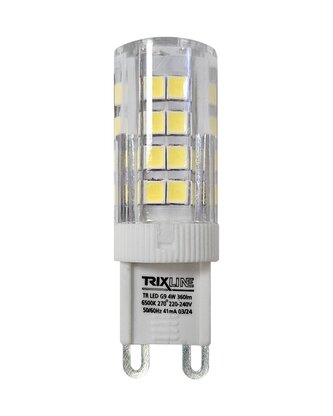 LED žárovka Trixline 4W 360lm G9 6500K studená bílá Trixline