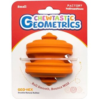 Petdreamhouse Chewtastic Geometrics Geo-Hex – oranžová Petdreamhouse Chewtastic Geometrics Geo-Hex – oranžová