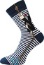 Boma® ponožky KR 111 pruhované navy 35-38 (23-25) 1 pár