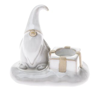 Porcelánový svícen se Santou, 6/72