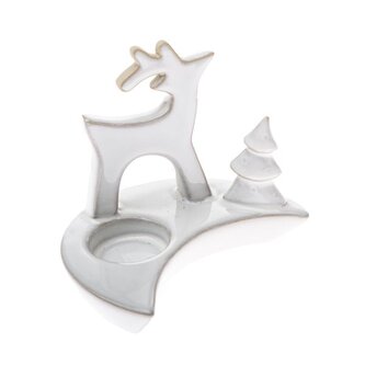 Porcelánový svícen se sobem, 4/36