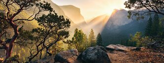 Puzzle Yosemitský park 1000 dílků Panorama