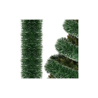 Vánoční řetěz Girlanda XXL 6m zelená zasněžená