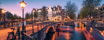 Puzzle Amsterdam 1000 dílků Panorama