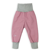Rostoucí softshellové kalhoty s beránkem Antique pink; Barva: růžová; Velikost: 74