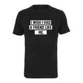 Triko Mister Tee Friend Like Me - černé, L