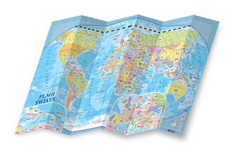 Flagi świata. Mapy z naklejkami