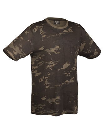 Maskáčové tričko s krátkým rukávem - multitarn black, S