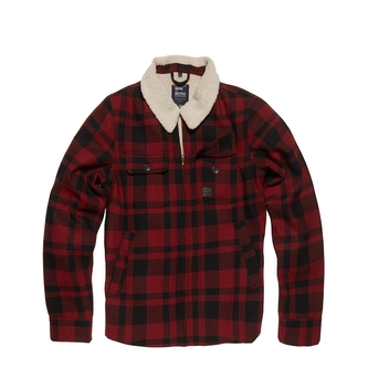 Bunda Vintage Industries Cavan - červená, XXL