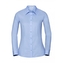 Košile dámská dlouhý rukáv Rusell Tailored Coolmax - modrá, 3XL