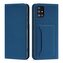 Magnet Card Case etui do Samsung Galaxy A13 5G pokrowiec portfel na karty kartę podstawka niebieski