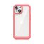 Wzmocnione etui Outer Space z elastyczną ramką do iPhone 15 - czerwone