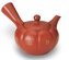 Japonská keramická konvice Kyusu hnědá var. H 320 ml