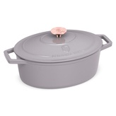 BERLINGERHAUS Pekáč litinový s poklicí 30 cm Taupe Collection BH-6541