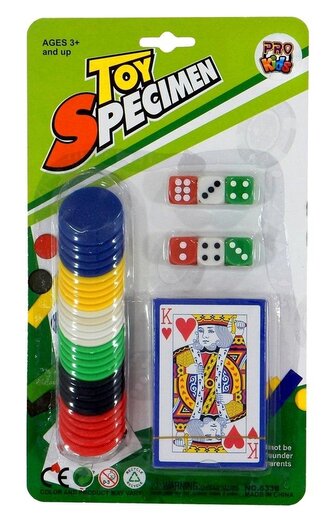 Gra karty kości żetony Gra karty kości żetony