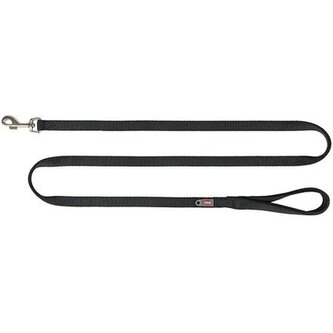 Vodítko PREMIUM extra dlouhé, černá - M-L: 1,80 m/20 mm