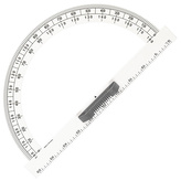 Wissner, Úhloměr na tabuli 50 cm, magnetický, bílá