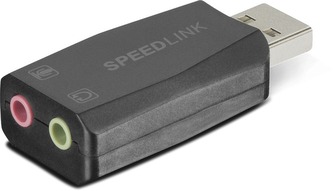 SL-8850-BK-01 VIGO USB Sound Card, black
