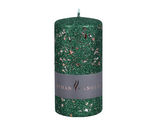 Svíčka GLAMOUR NEW VÁLEC vánoční d7x14cm