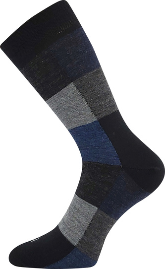Lonka® ponožky Wocube černá/šedá 43-46 (29-31) 3 páry Lonka® ponožky Wocube černá/šedá 43-46 (29-31) 3 páry