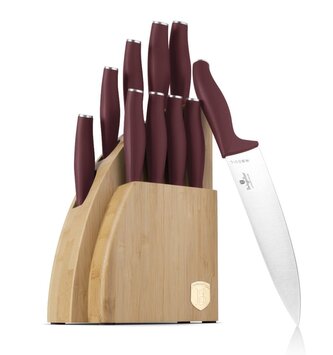 BERLINGERHAUS Sada nožů se stojanem BAMBOO 10 ks Leonardo Collection BH-2980