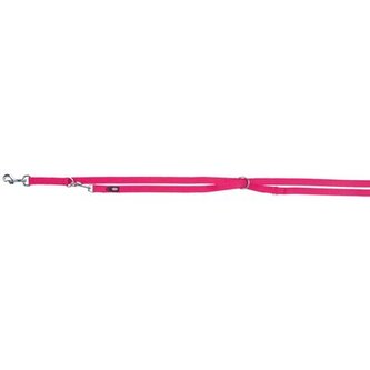 Vodítko PREMIUM prodlužovací, fuchsia - L-XL: 2,00 m/25 mm