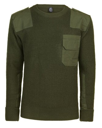 Svetr Brandit BW Pullover - olivový, XL