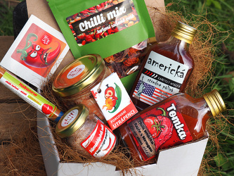 Chilli dárek - Středně pálivý - velký