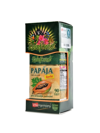 VitaHarmony - Papája forte směs enzymů 90 žvýkacích tablet