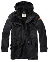 Bunda Brandit BW Parka Flag - černá, XL