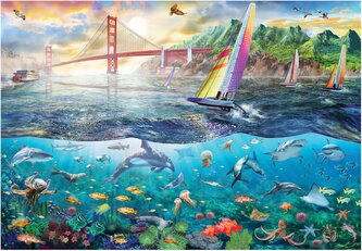 ANATOLIAN Puzzle Most u San Franciska 2000 dílků