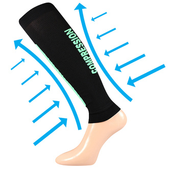 VoXX® Flex černá-neon zelená L-XL 1 pár