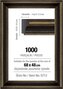 ART PUZZLE Rám na puzzle 68x48cm Black (5713)
