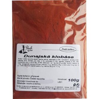 Dunajská klobása (100g) koření - Koření Dunajská klobása (100g) koření - Koření