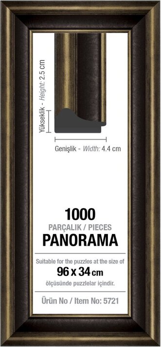 ART PUZZLE Rám na puzzle 96x34cm Black (5721)